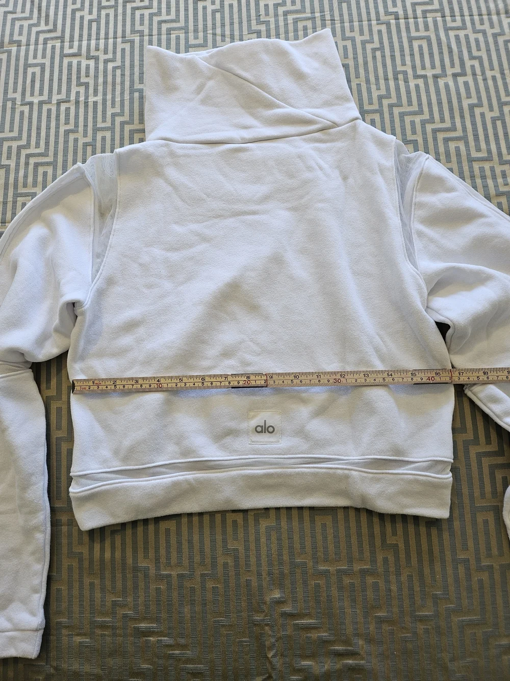 ALO Yoga Advance Long Sleeve Mesh Turtleneck Top